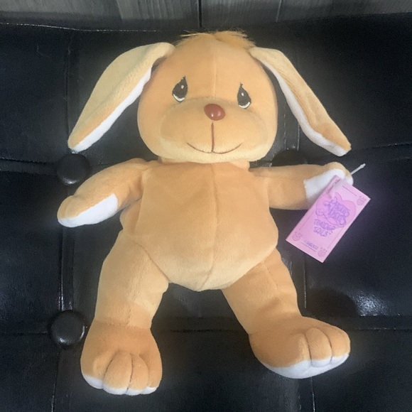 Precious Moments Tender Tails Baby Brown Bunny Rabbit Plush Beanie With Tag - Picture 9 of 11